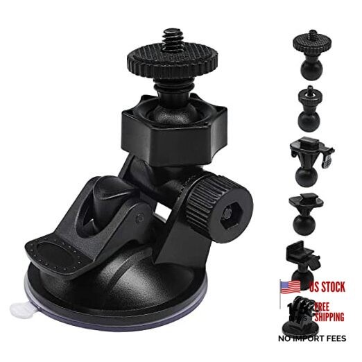 S30 Dash Cam Suction Mount (2nd Gen) with 10pcs Joints for REXING,Z-Edge,Old