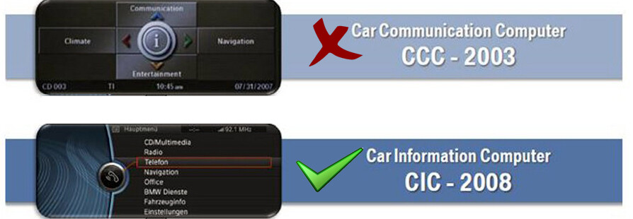 BMW E70 X5 CIC iDrive – 10.2″ Android 10 Display + CarPlay & Android Auto
