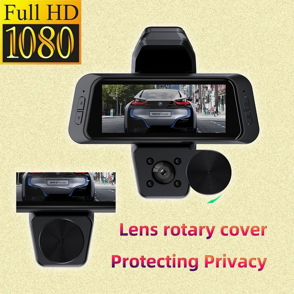 3 Channel DVR HD1080P Car Dash Cam Recorder Video Registrator Dashcam Camcorder