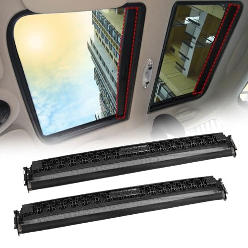 2-Piece Front & Rear Sunroof Sunshade Cover 54102757016, 54102755849 Fits