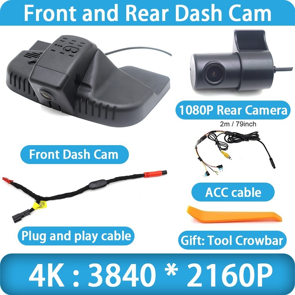 4K UHD 2160P Wifi DVR Dash Cam Camera for Lincoln Nautilus CDX707 2023 2024 2025