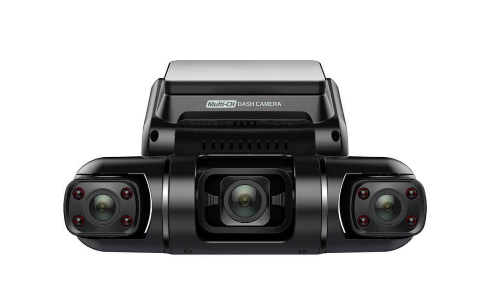 Dashcam 4K Dual Front & Rear Cam WiFi Dash Camera 3 x Channel Night Vision 128G