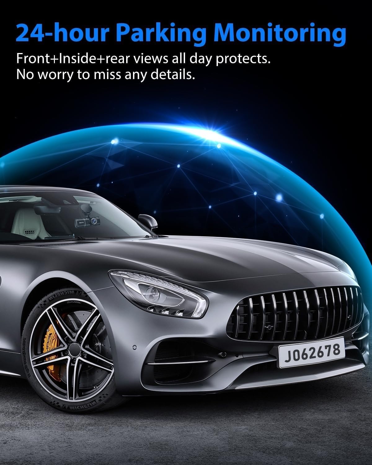 High-Quality Car Camera Front Rear Inside with Night Vision`