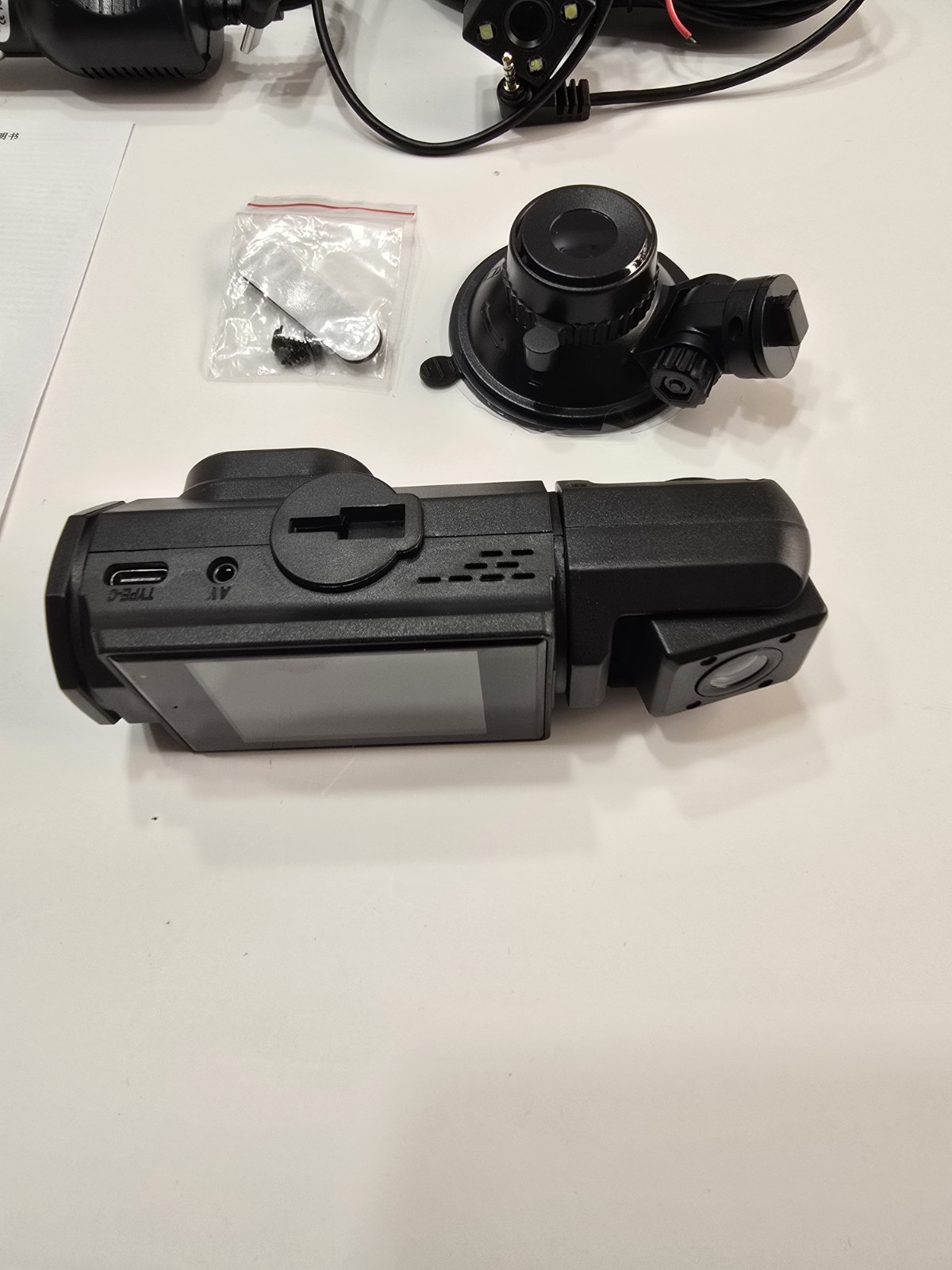 Black Box Traffic Recorder Rearview Mirror Dual Channel Recorder.