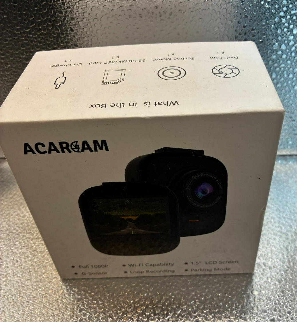 ACARGAM Dash Cam Full 1080P HD Resolution 1.5 inches LCD Screen Display