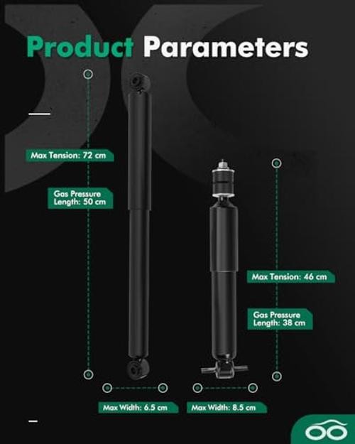 Front Rear Gas Struts – Shock Absorbers – Fit for 2009 2010 for Gas