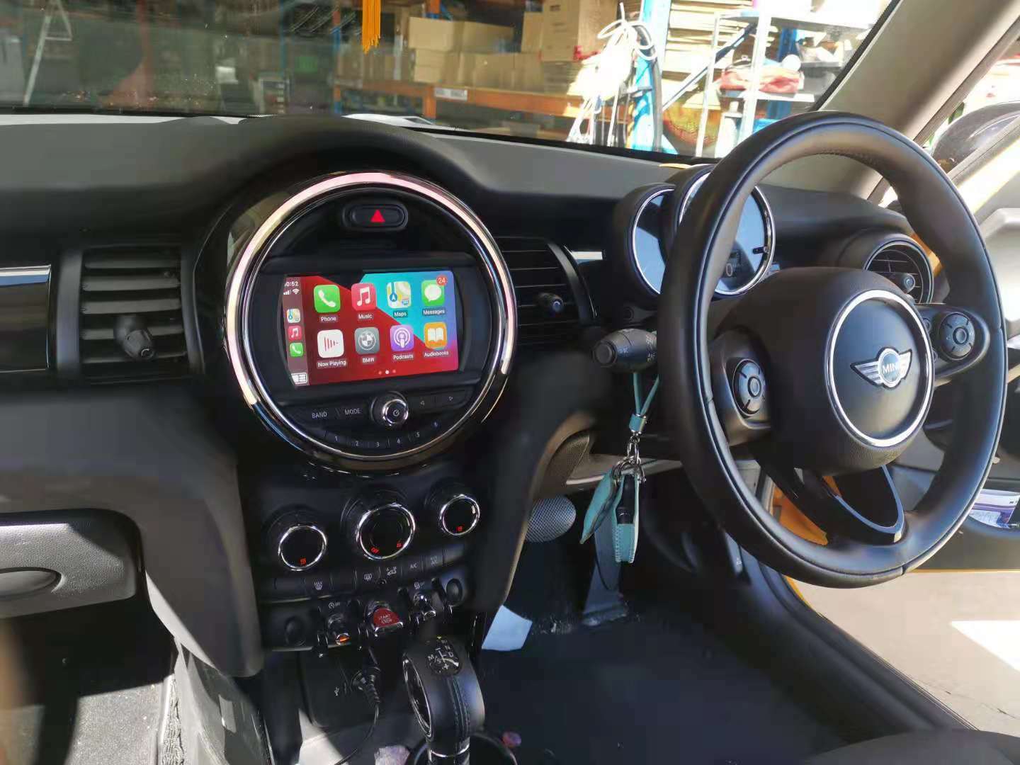 CP WIRELESS CARPLAY ANDROID AUTO MIRROR LINK FOR MINI COOPER NBT/EVO ID4 2013-15
