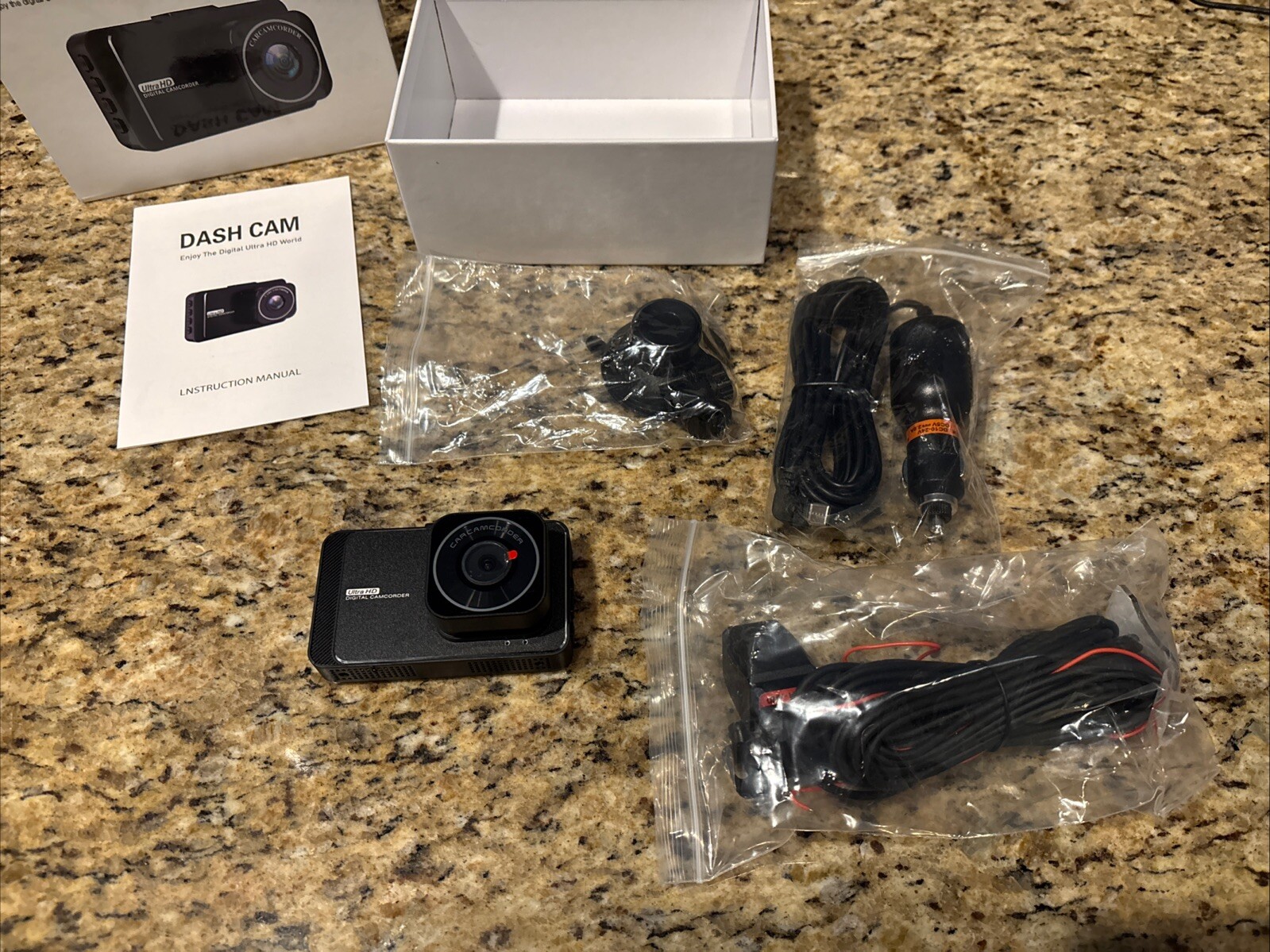 DELLFY Dash Cam, Dashcam Front and Rear Cameras, 4K+2.5K Full HD Dash Camera