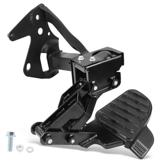 Rear Bed Step Retractable Bumper Step Compatible with 2019-2022 Dodge Ram 1500