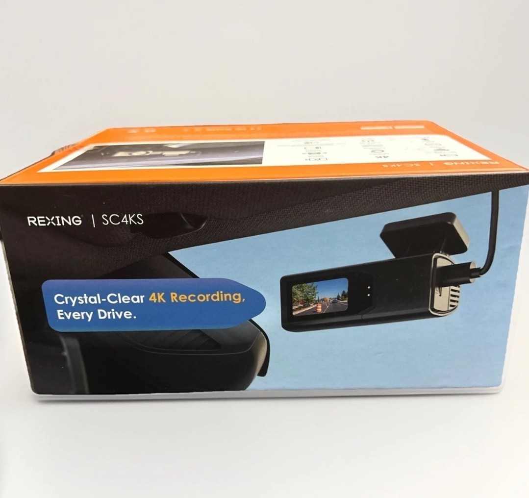 Rexing Ultra HD Car Dash Cam with Wi-Fi Bundle