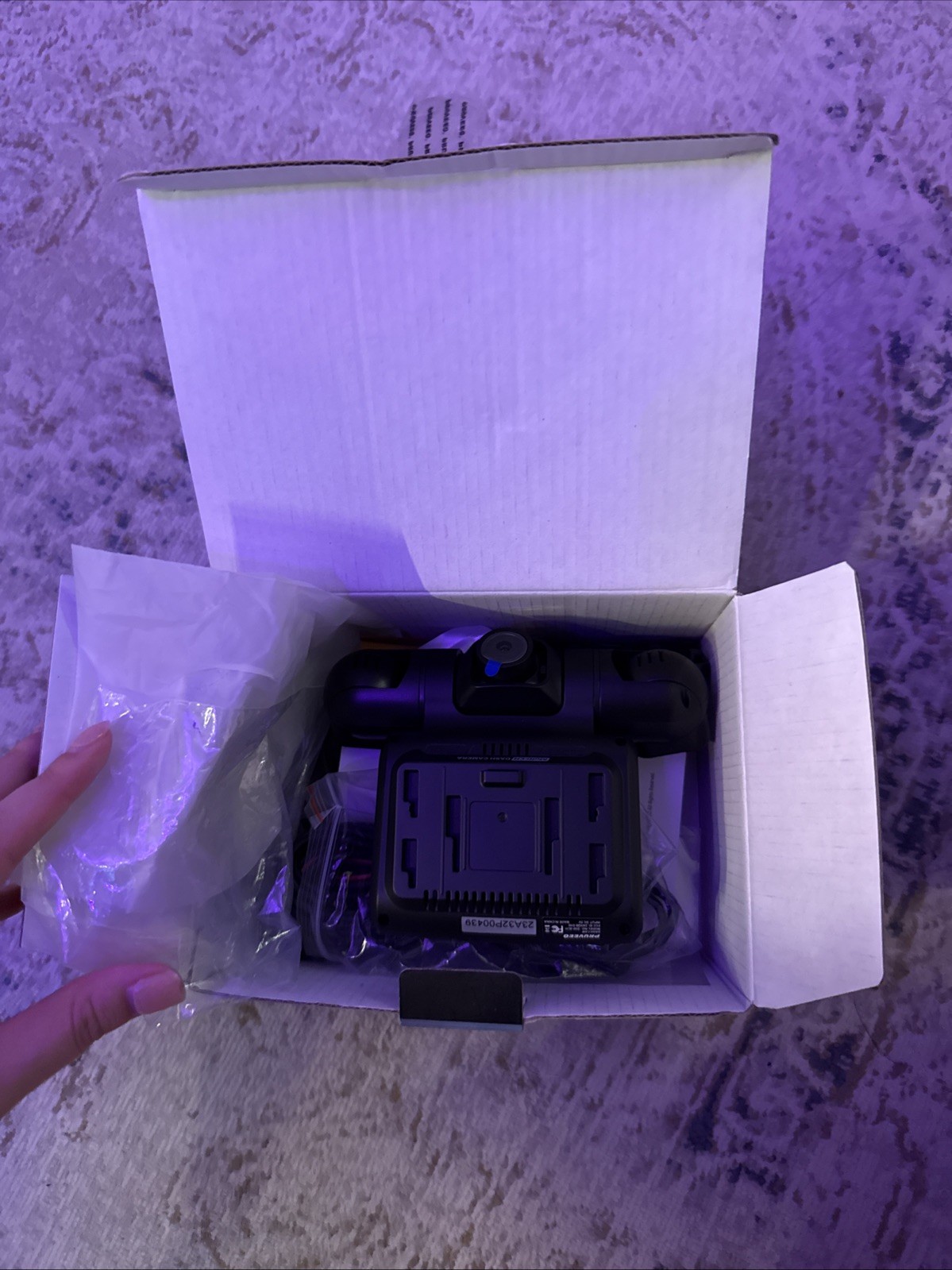 Pruveeo D90-4CH Multi-Channel Dash Cam 3 Lens Rotating System Unit Only tested