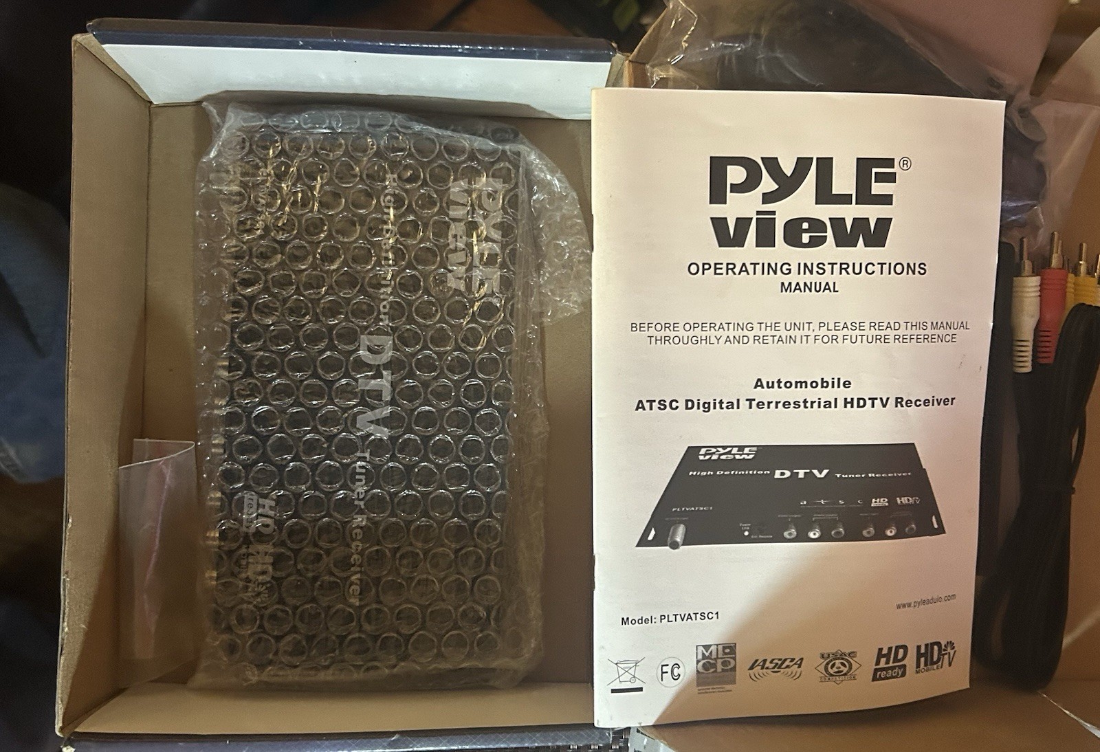 Pyle View PLTVATSC1 Universal ATSC HDTV Digital TV Receiver for Auto ,Boat