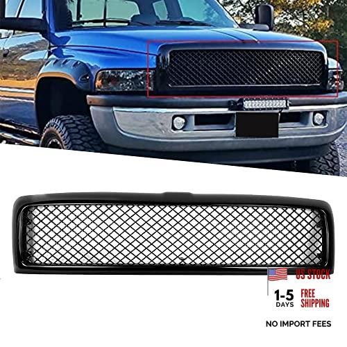 Grille Compatible For Dodge Ram 1500 2500 3500 Mesh Front Grille 1994 1995