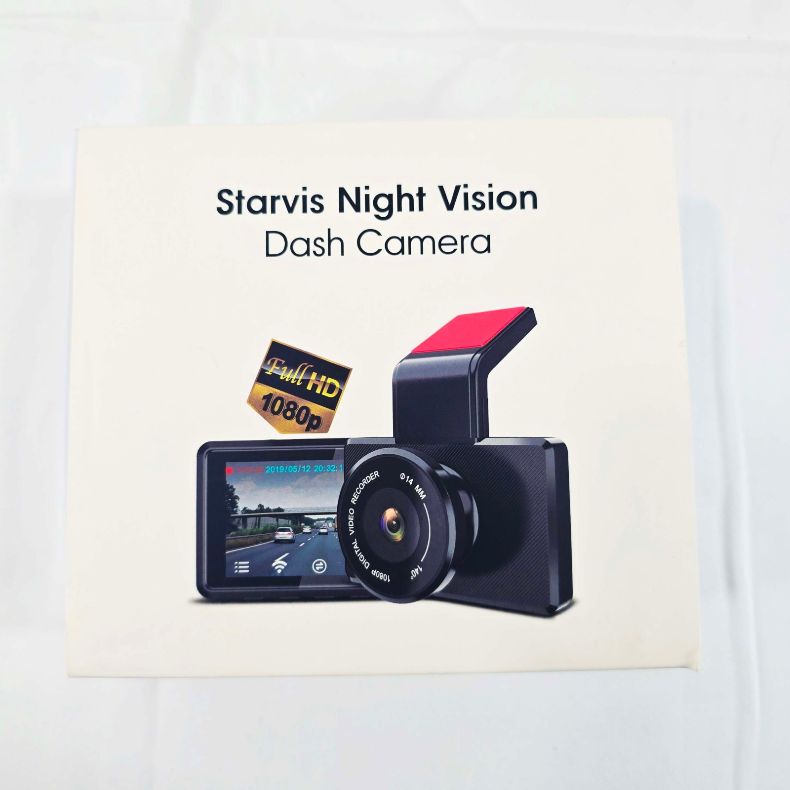 Germid Starvis Dual Dash Camera 1080P WiFi Night Vision Car DVR Front Rear Cam