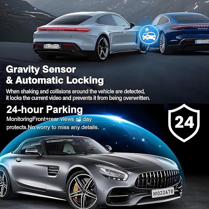 Gilikvhom Dash Cam for Cars 3.2 inch Dash Camera