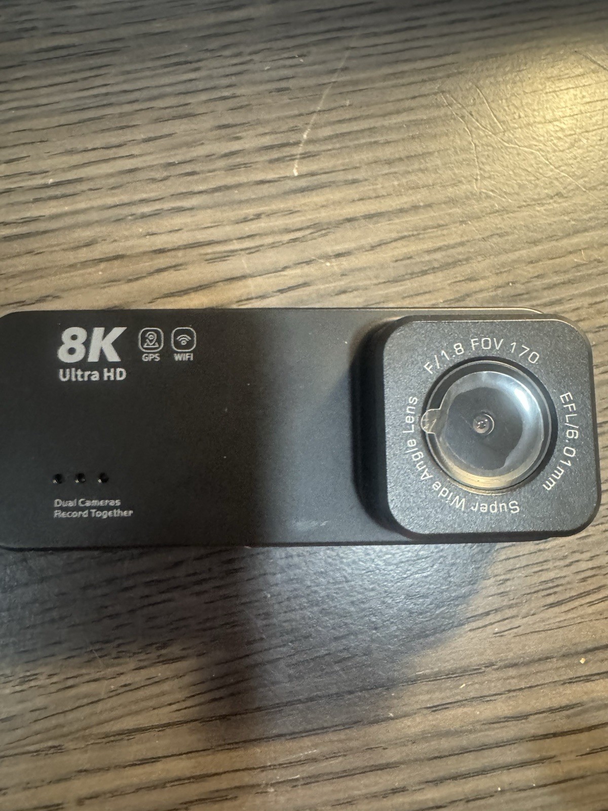 NEW LENSUGE Dual Dash Camera Front And Rear For Cars 8K FULL UHD