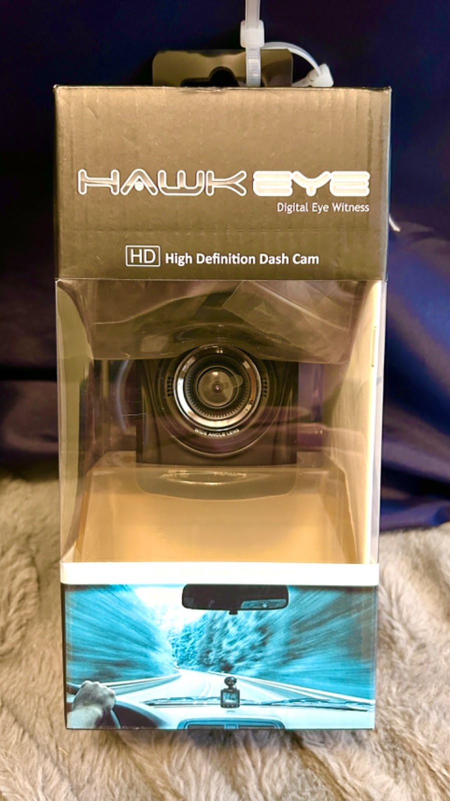Hawkeye HD 3 in 1 Dash Cam with GPS, front collision warning, lane change alert.