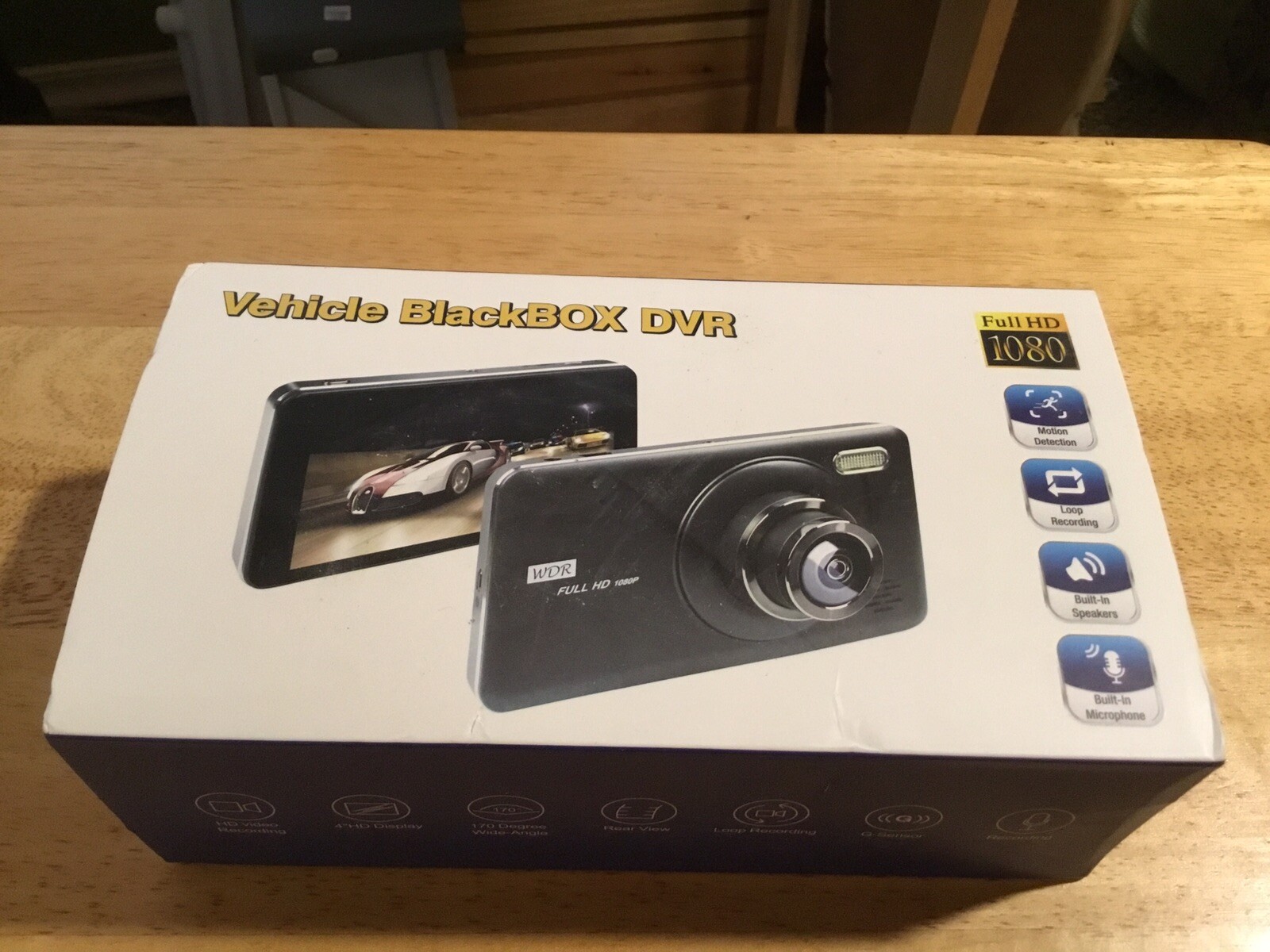 VEHICLE BLACKBOX DVR USED ONCE EVERYTHING INCLUDED EXCEPT DIRECTIONS EXTRA SIM