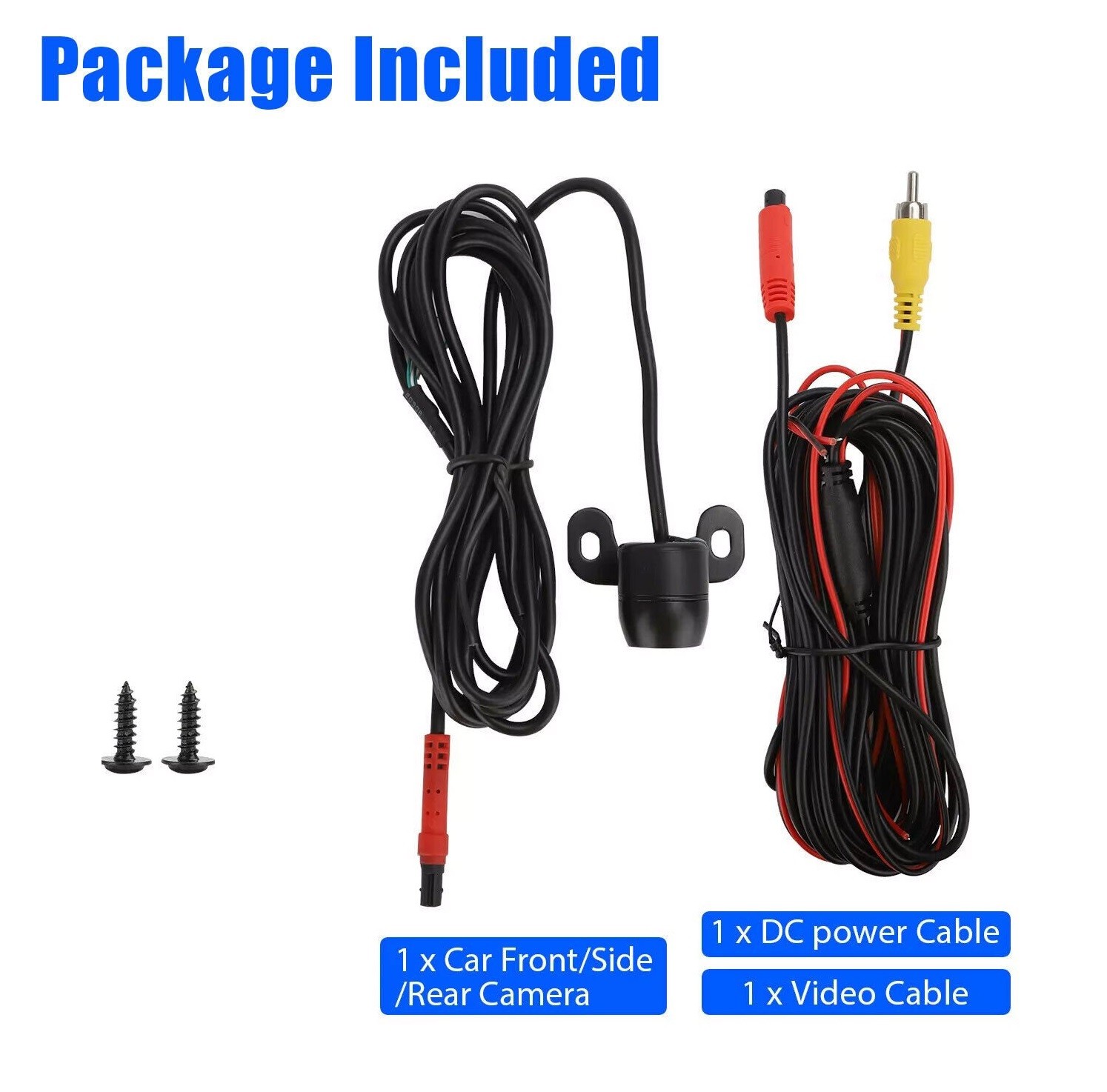 170° CMOS Car Front/Side/Rear View Reverse Backup Night Vision Parking Camera HD