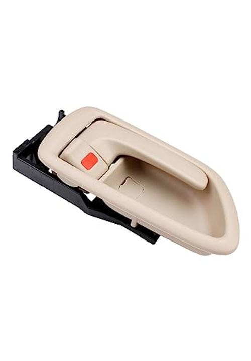 Interior Door Handles W/ Bezel (Pair), Compatible 2000-2007 Beige Pair Beige