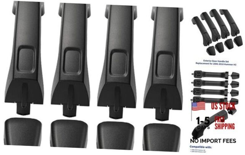 4Pcs Exterior Door Handles for Hummer H3 2006 2007 2008 2009