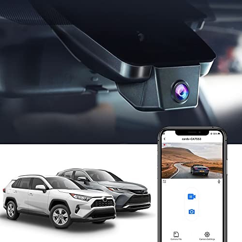 4K Dash Cam Adapts for Toyota RAV4 2019-2021 (Model A, No Vents) Front 4K Only