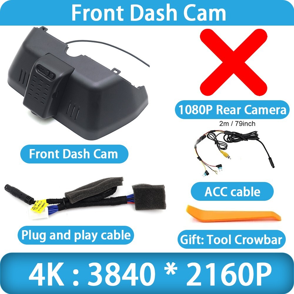 4K HD DVR Dash Cam Camera for Toyota Land Cruiser Prado 250 LC250 J250 2024 2025