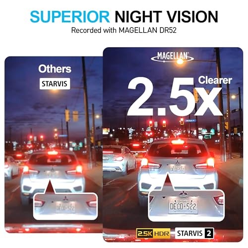 Dash Cam Front and Rear, 4K+4K Dual Dash Camera for Cars, STARVIS 2 Night