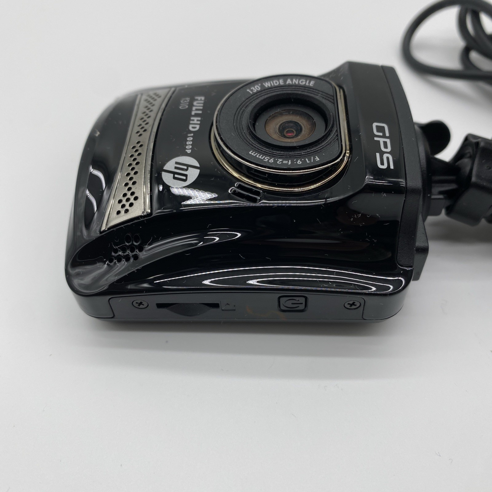 HP f310 Full HD Car Camcorder Black GPS Wide Angle 1080p With Car Power Adapter