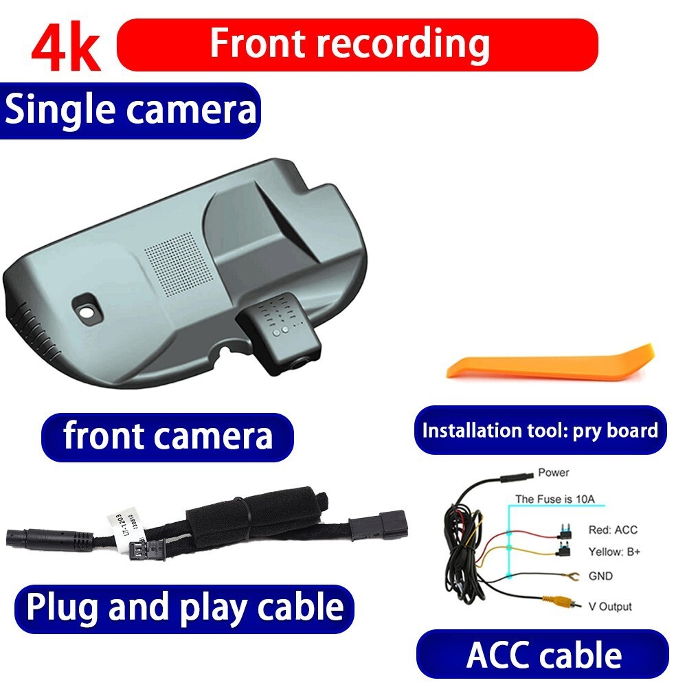 4K 2160P Wifi DVR Dash Cam Camera For Lincoln Corsair U625 2019 2020 2021 2022