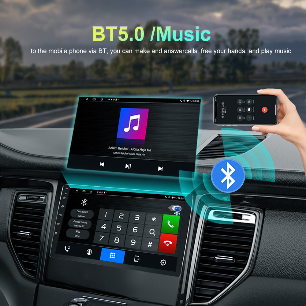 6+128GB Apple Carplay Android auto For Toyota Prado 2018-2023 Car Stereo Radio