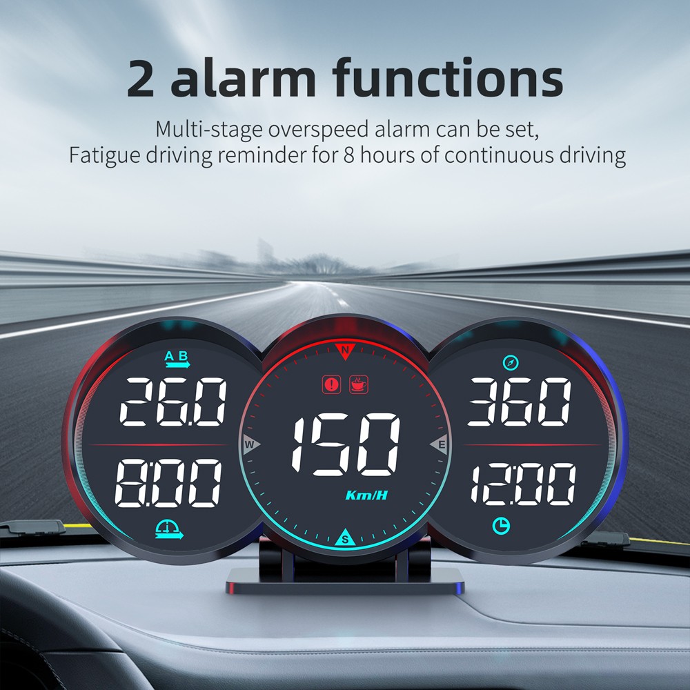 Digital Speedometer With Driving Direction And Altitude For All Vehicles