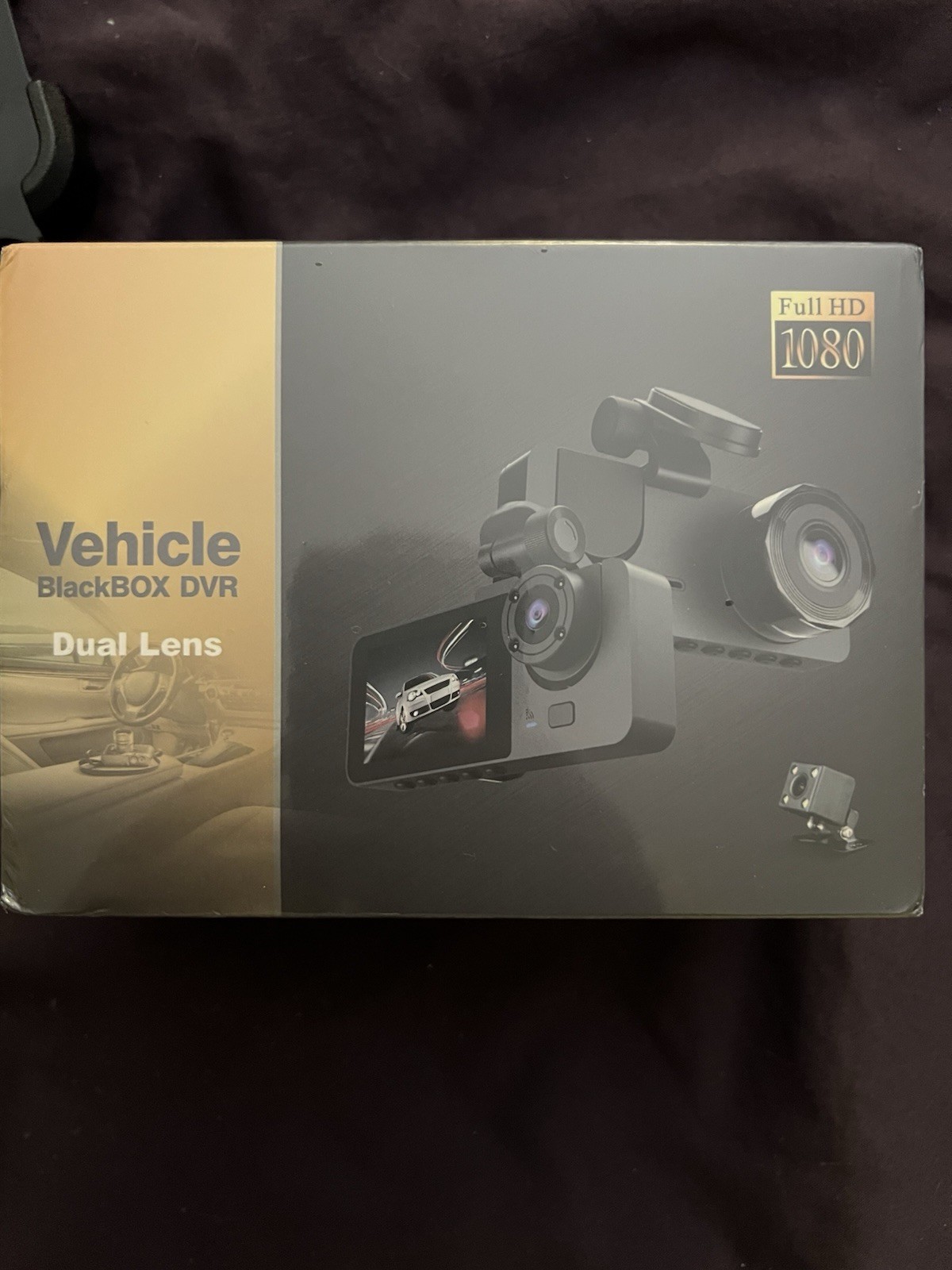 Dash Cam DVR with Memory Card 1080p. Night Vision. Accident Awareness Auto Power