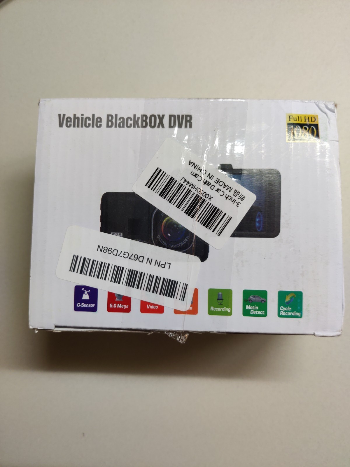 3-inch Dash Cam for Cars, 1080P HD car Camera, Wide-Angle Driving Recorder