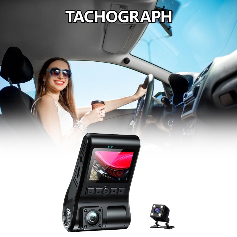 Vehicles Camera 1080P 2inch IPS Screen Car Driving Reorder Video Recorder