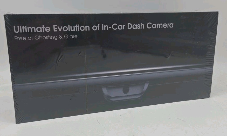 10″ Anti Reflection/High-Beam Mirror Dash Cam: Full Touch Screen 1080p, Front…