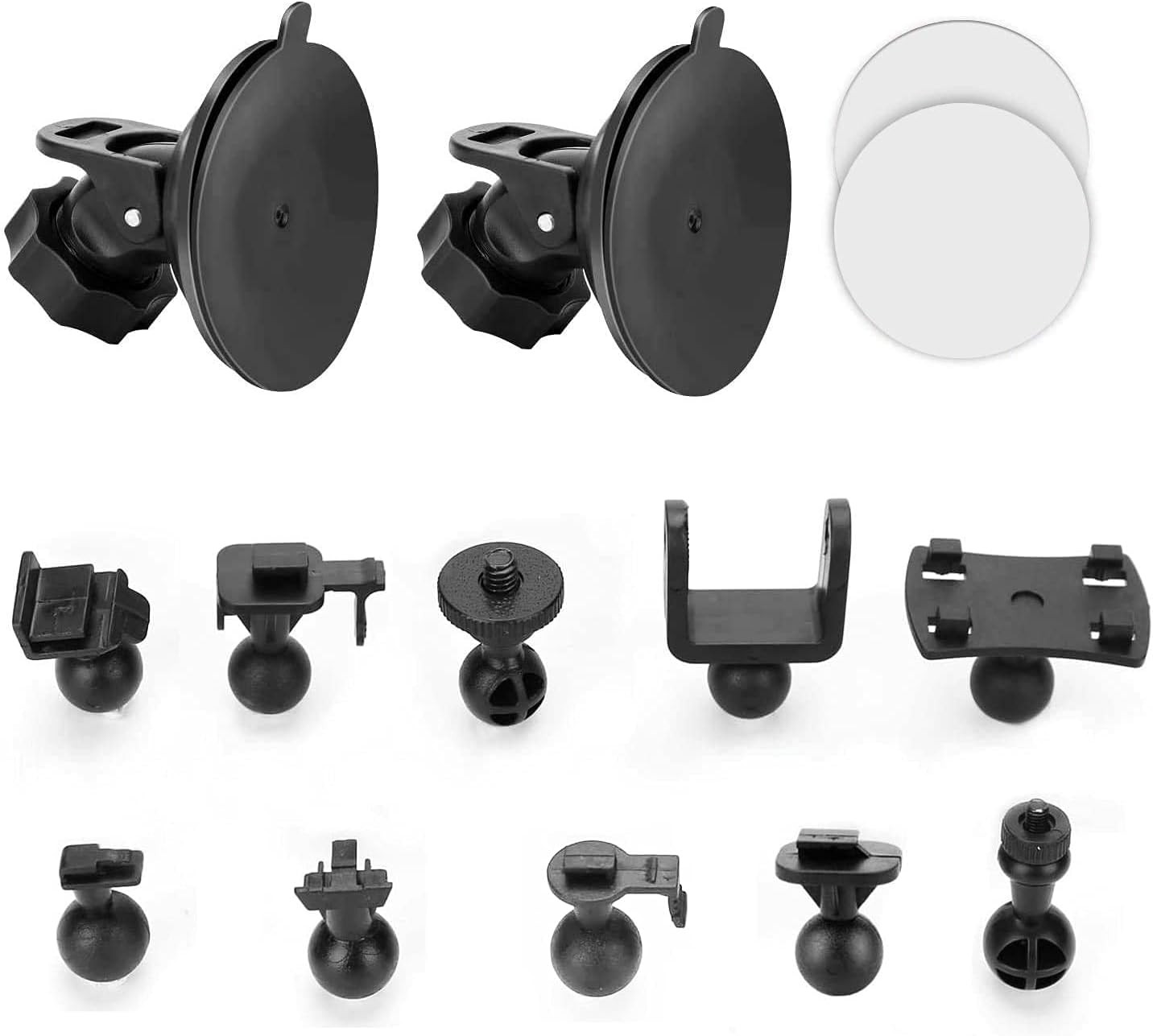 Dash Cam Suction Cup Mount – for AUKEY Crosstour TOGUARD APEMAN YI 2.7″ …