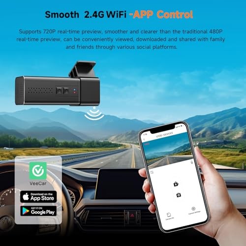 GENERIC DASH CAM, VEEMENT 2.5K 1440P WIFI DASHCAMS, DASH CAMERA FOR CARS –
