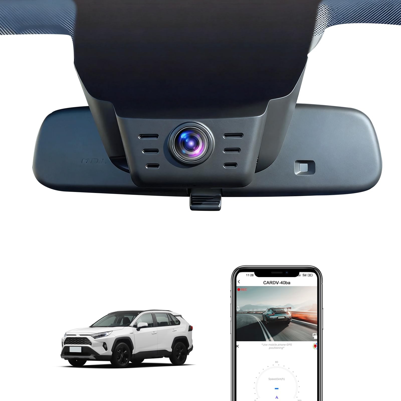 Fuluku 4K Dash Cam fit for Honda CR-V 2023-2025 Sport Touring EX EX-L Hybrid …