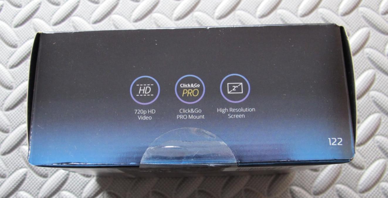 Nextbase 122 Dash Cam 720p/30fps HD Recording NBDVR122 Black