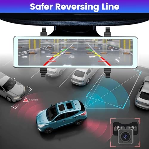 11.26 inch Rear View Mirror Camera with Carplay and Android Auto | Mirror