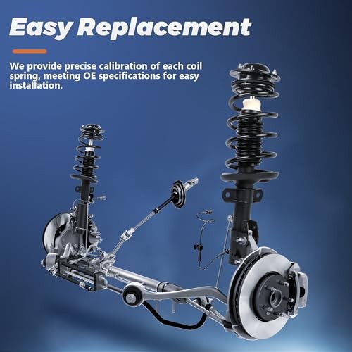 172200 172199 5778 Complete Front Rear 4x Front+Rear Struts 2008-2012 Malibu