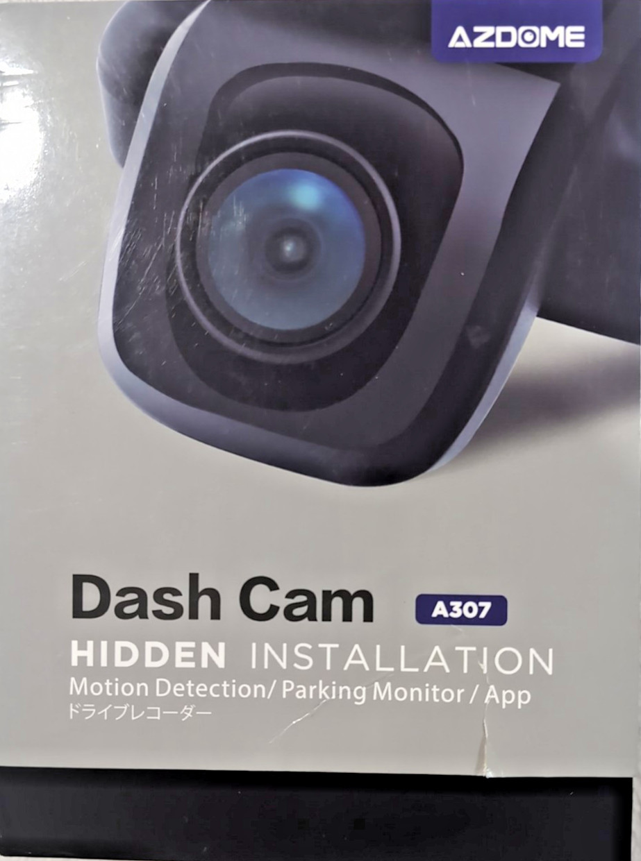 Azdome Dash Cam A307 WiFi Car DVR 150 Degree Wide Angle Lens