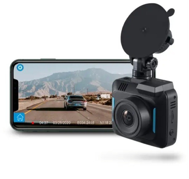 TYPE S S400 Black 4K UHD Night Vision App-Enabled Wide Viewing Angle Car Dashcam