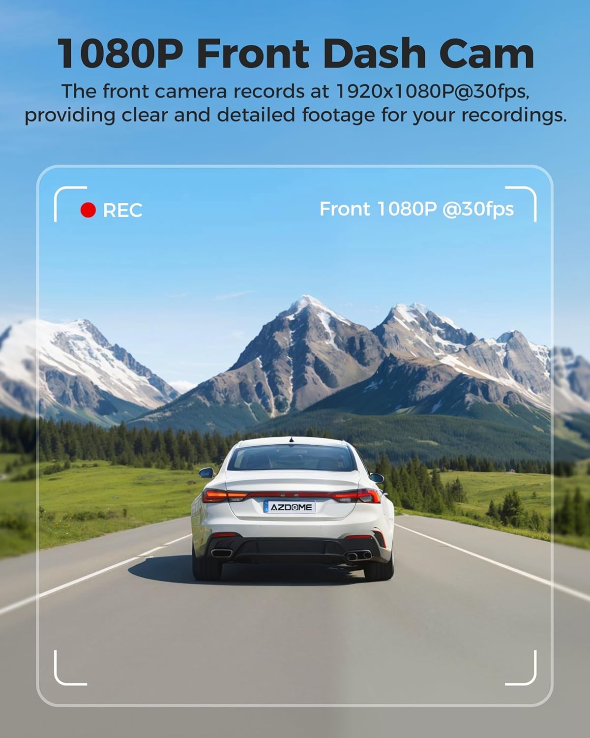 M200 Mini Dash Cam Wifi Dashcam, 1080P Front Dash Camera for Cars, Hidden Car Ca