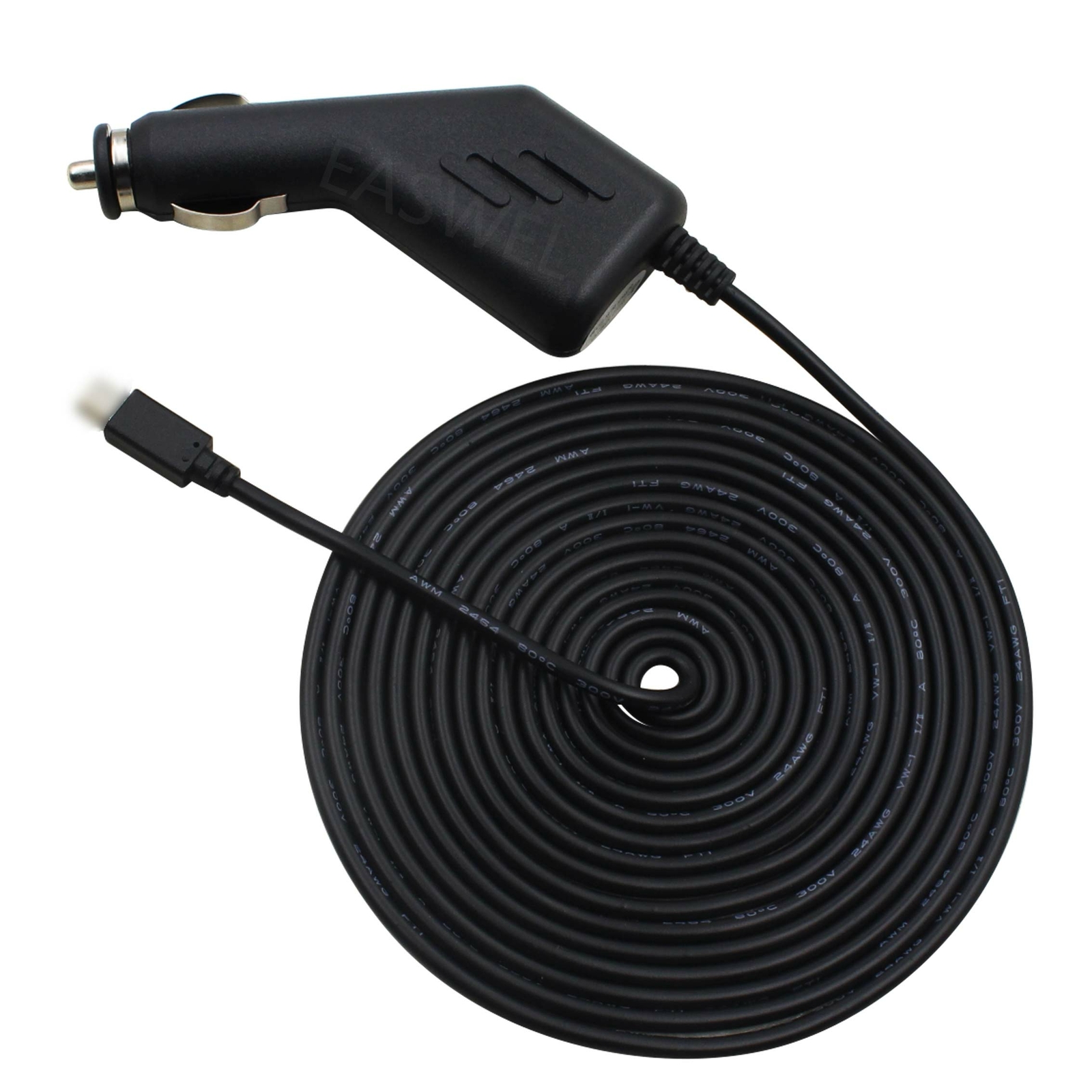 10ft 2A Mini USB DC Car Charger Power supply Cord for Pilot Dash Cam CL-3004WK