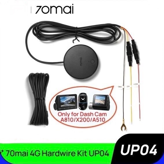 70Mai 4G Hardwire Kit UP04 24H Smart Parking “LIVE STREAMING” A510 A810 X200 -AU