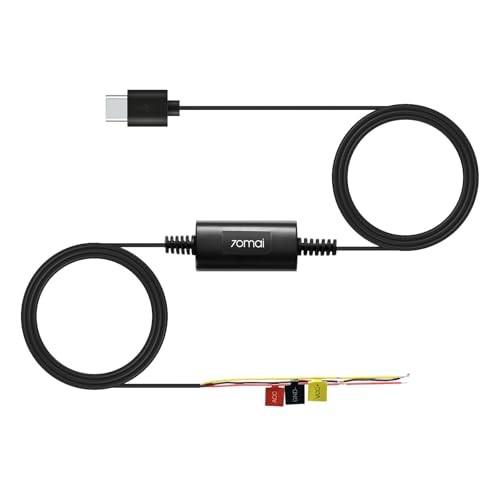 70mai Hardwire Kit UP03 10ft Type-C Dash Cams 12V-30V to 5V/2.4A Low Voltage