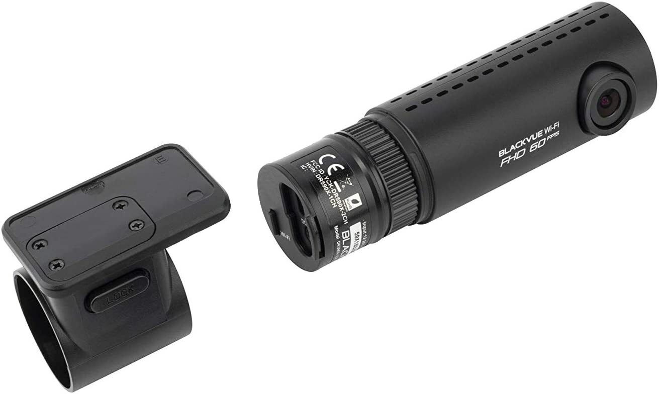 BlackVue DR590X-1CH | Full HD Wi-Fi Dashcam | Hardwiring Cable Included (128GB)