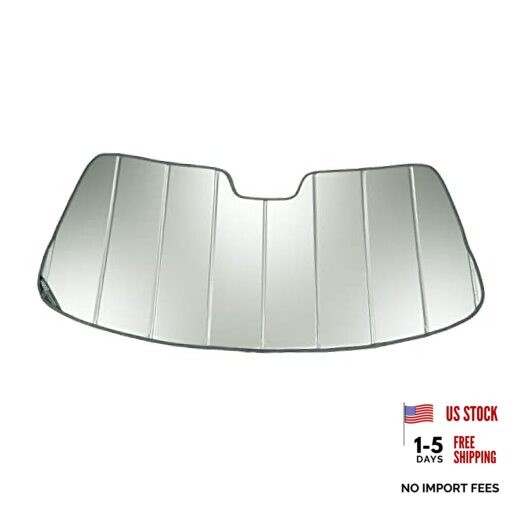 UVS100 Custom Sunscreen | Fits 2015 With Rearview Mirror Mounted Camera Silver